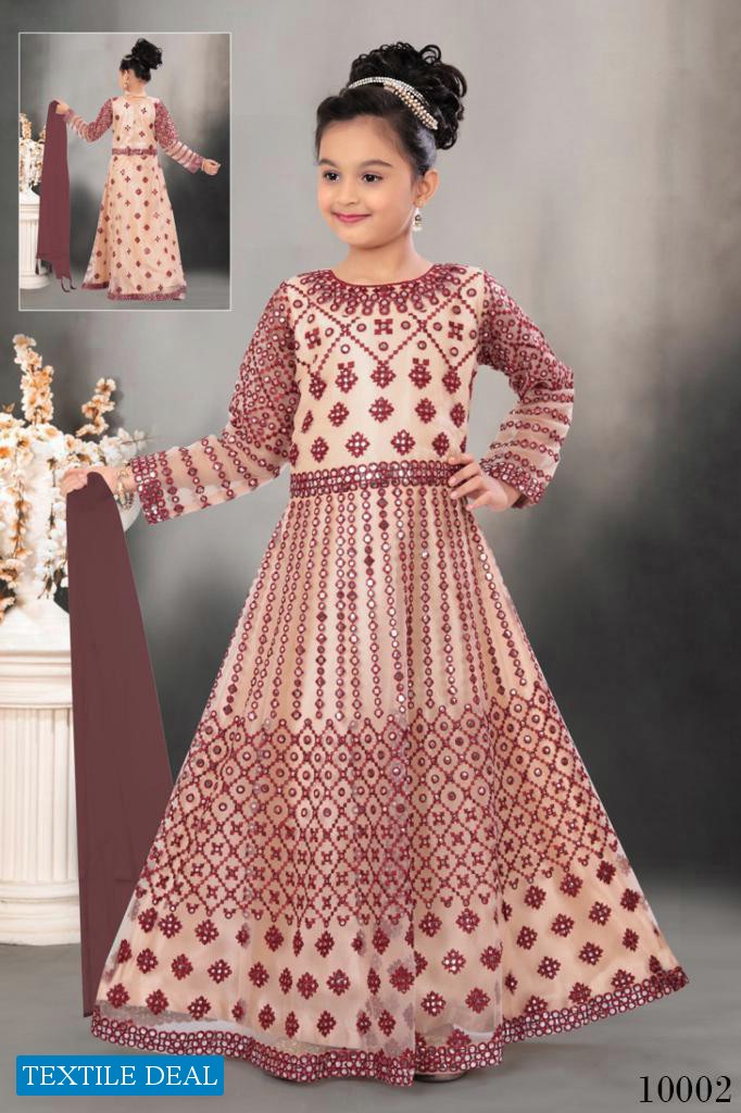 Alka Dipti Gown Wholesale Kids Wear Special Gown Catalogs
