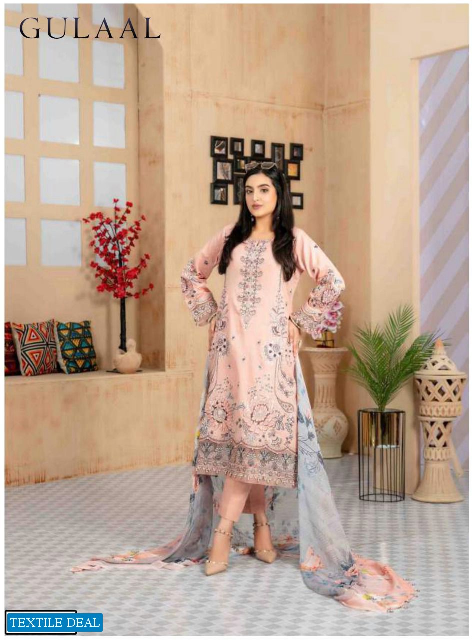 Gulaal Classy Luxury Cotton Collection 2nd Edition Lawn Printed Dress Material