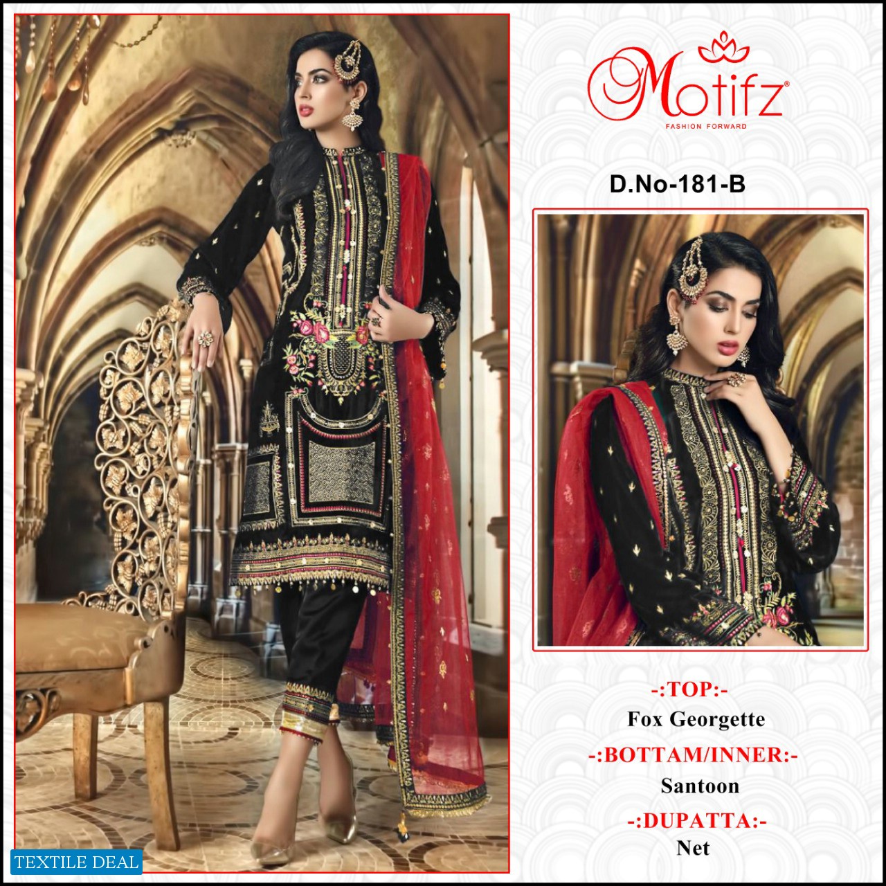 Motifz D.no 181 Wholesale Pakistani Concept Salwar Suits
