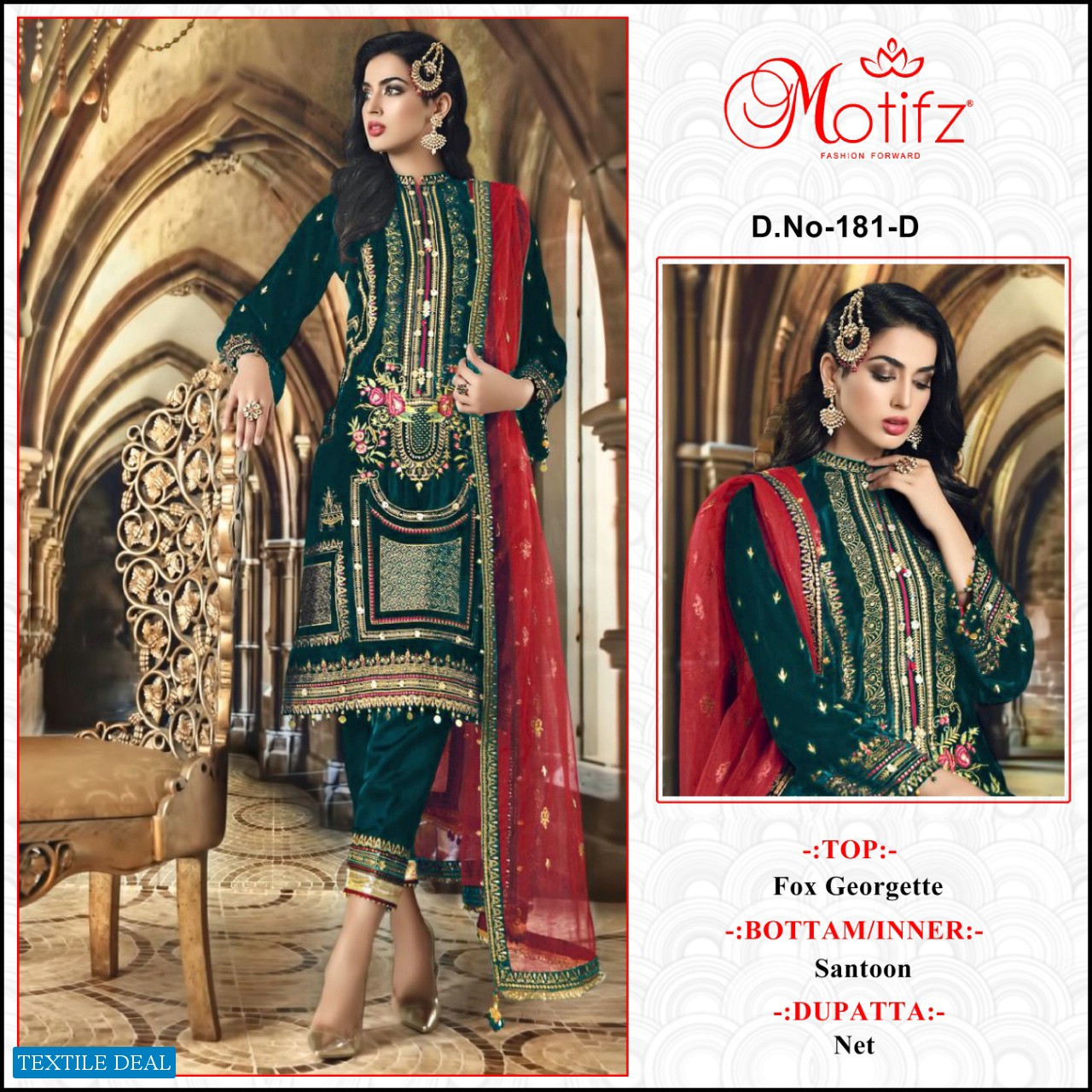 Motifz D.no 181 Wholesale Pakistani Concept Salwar Suits