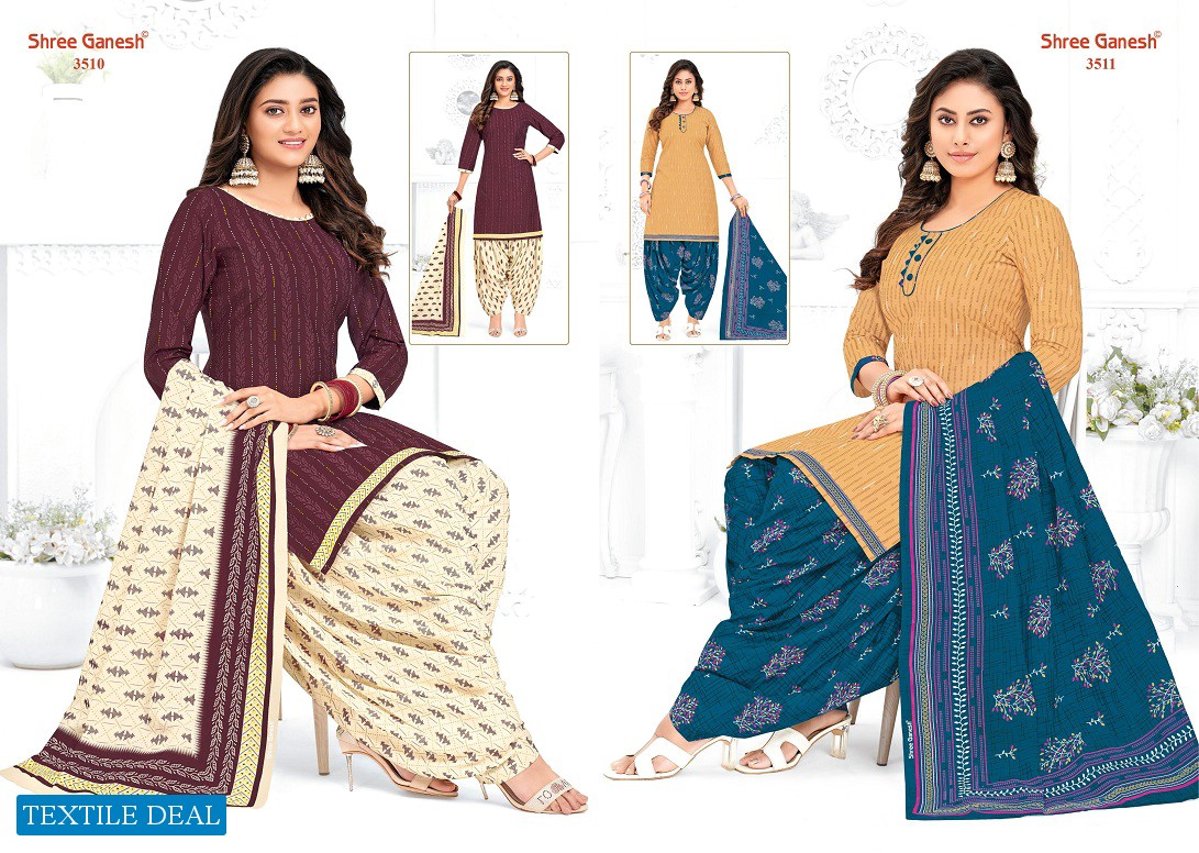 Shree Ganesh Hansika Vol-15 Wholesale Patiyala Unstitched Dress Material