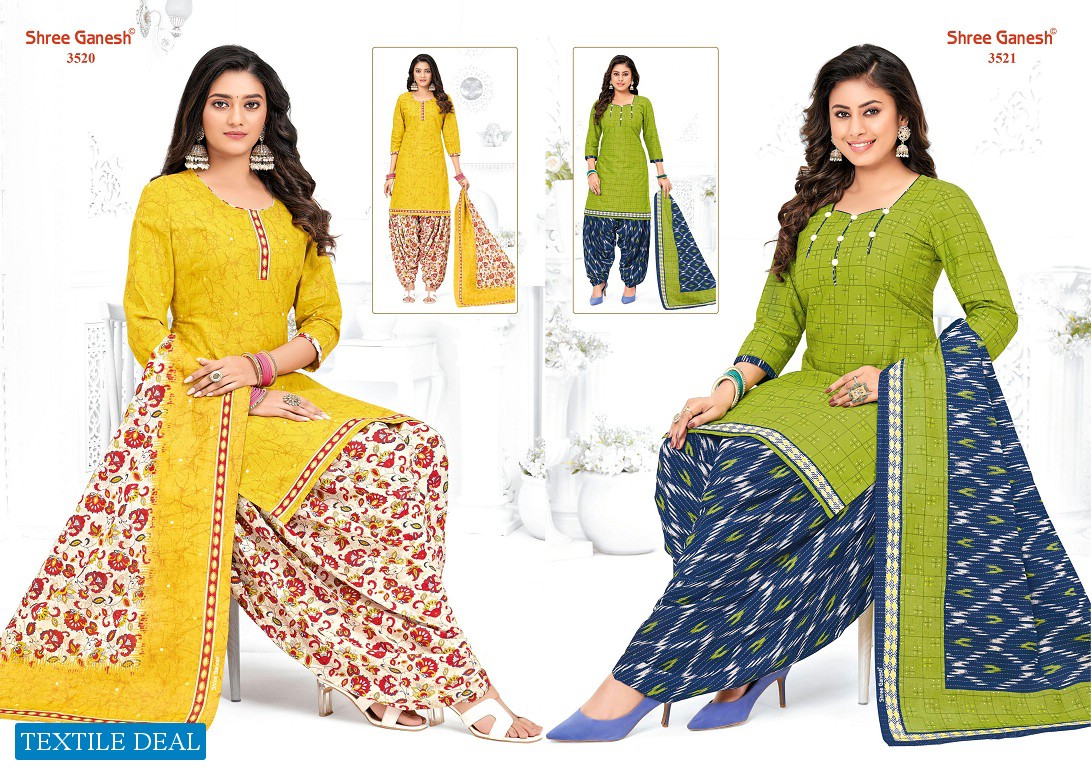 Shree Ganesh Hansika Vol-15 Wholesale Patiyala Unstitched Dress Material