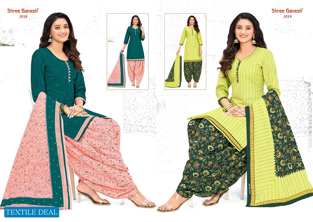 Shree Ganesh Hansika Vol-15 Wholesale Patiyala Unstitched Dress Material