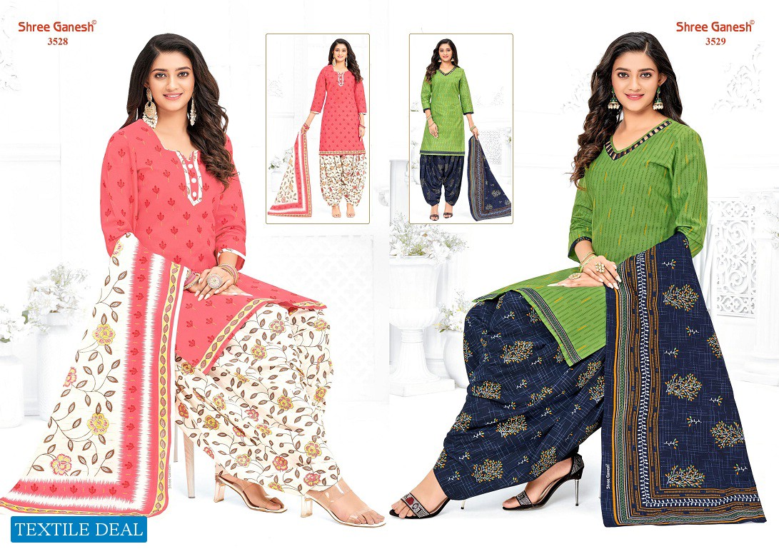 Shree Ganesh Hansika Vol-15 Wholesale Patiyala Unstitched Dress Material