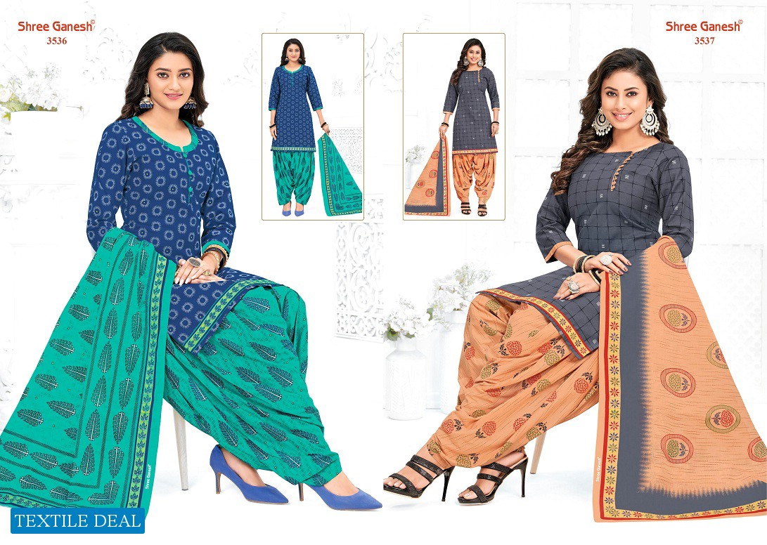 Shree Ganesh Hansika Vol-15 Wholesale Patiyala Unstitched Dress Material