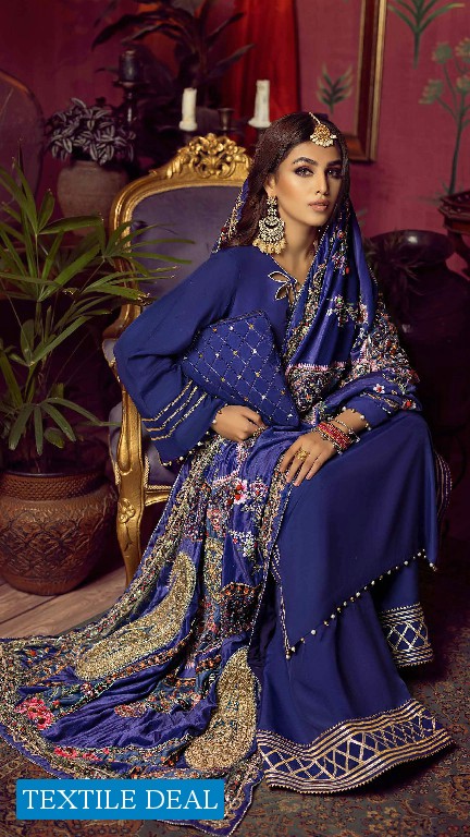 Gul Ahmed Noor E Chasham Velvet Shawl 2022 Original Pakistani Salwar Suits