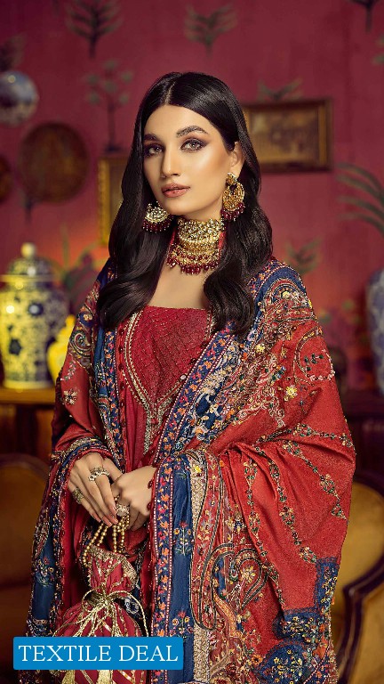 Gul Ahmed Noor E Chasham Velvet Shawl 2022 Original Pakistani Salwar Suits