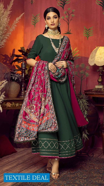 Gul Ahmed Noor E Chasham Velvet Shawl 2022 Original Pakistani Salwar Suits