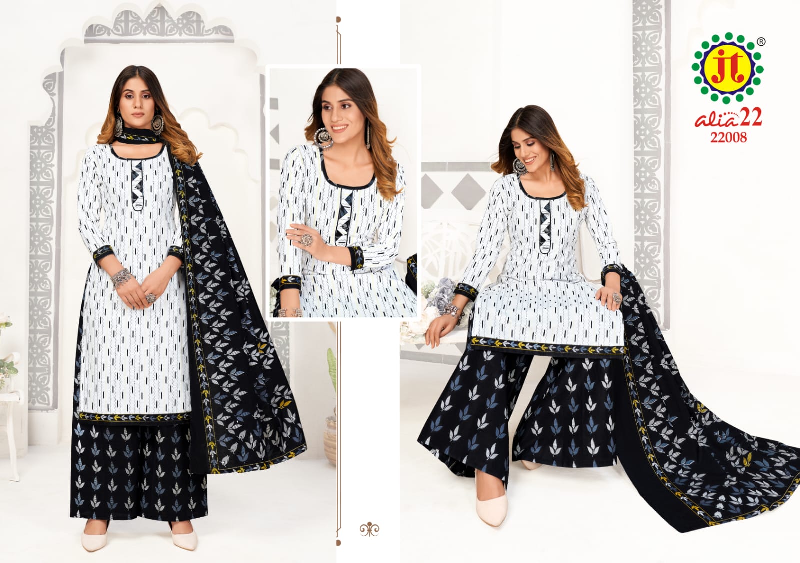 JT Alia Vol-22 Wholesale Cotton Printed Dress Material