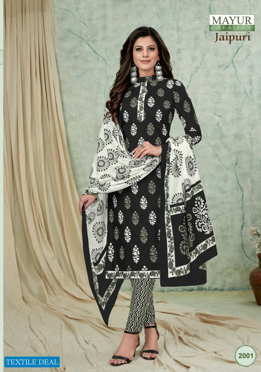 Mayur Jaipuri Vol-2 Wholesale Pure Cotton Printed Dress Material