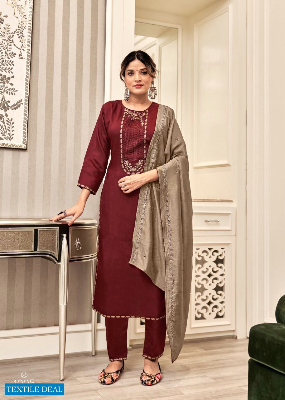 Brij Tencel Wholesale Readymade 3 Piece Salwar Suits