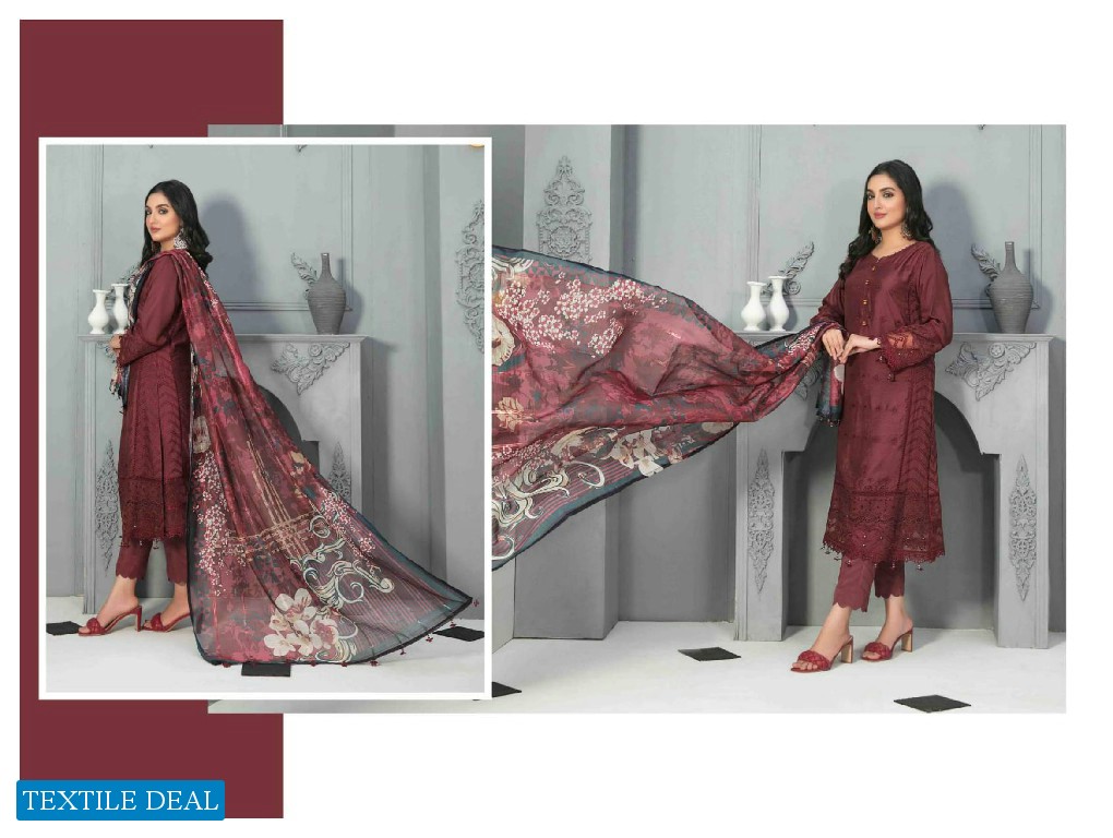 Tawakkal Nimal VIscose Embroidered Fancy Dupatta Original Pakistani Dress