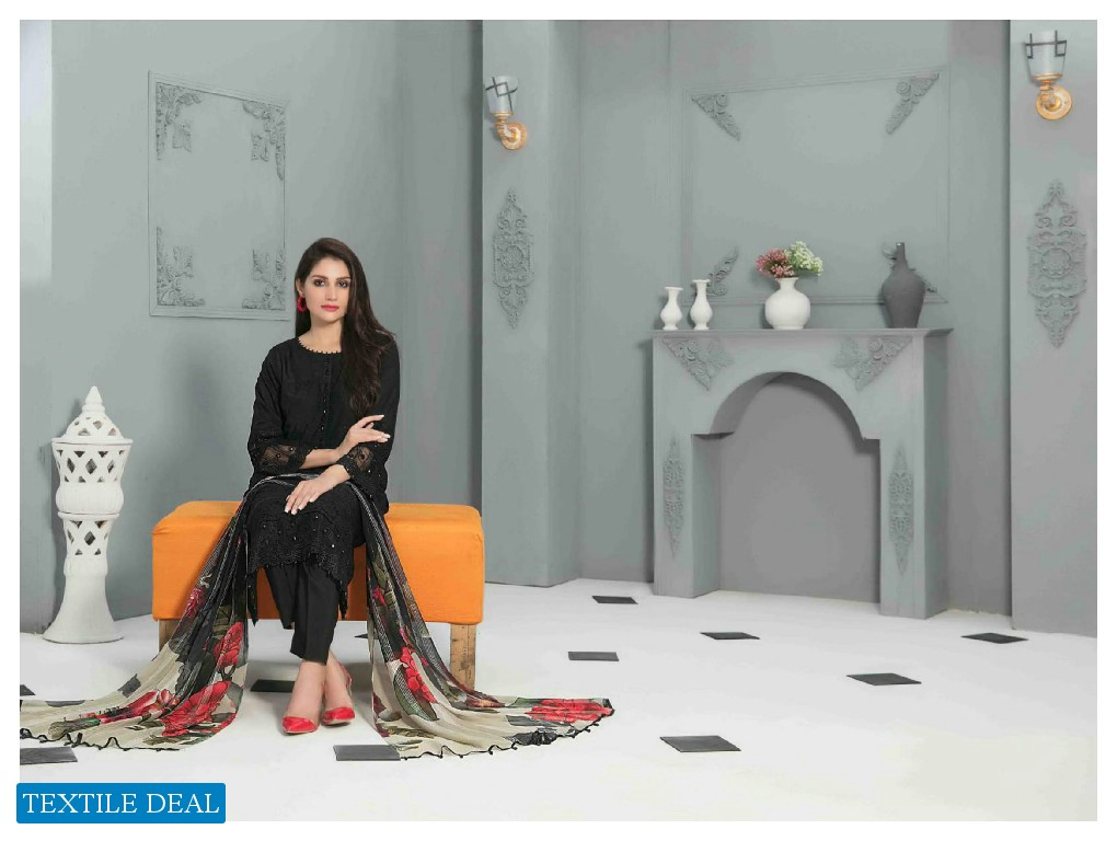 Tawakkal Nimal VIscose Embroidered Fancy Dupatta Original Pakistani Dress