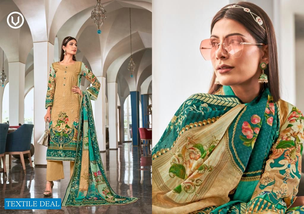 VIvek Apsara Wholesale Cotton Digital With Sleeves Embroidery Salwar Suits