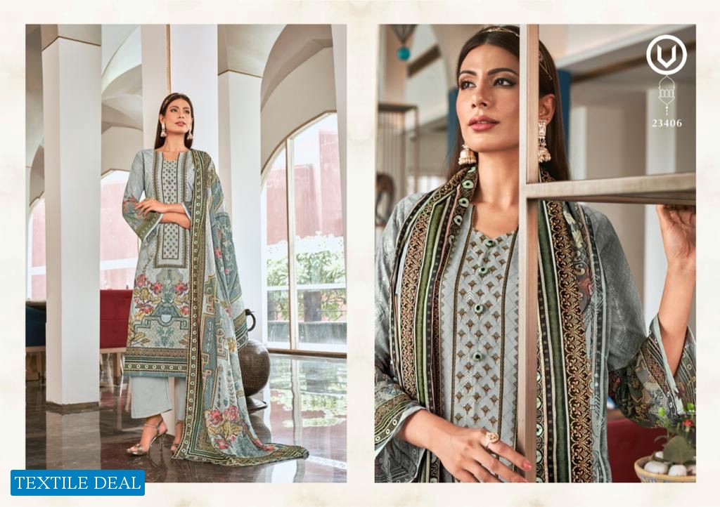 VIvek Apsara Wholesale Cotton Digital With Sleeves Embroidery Salwar Suits