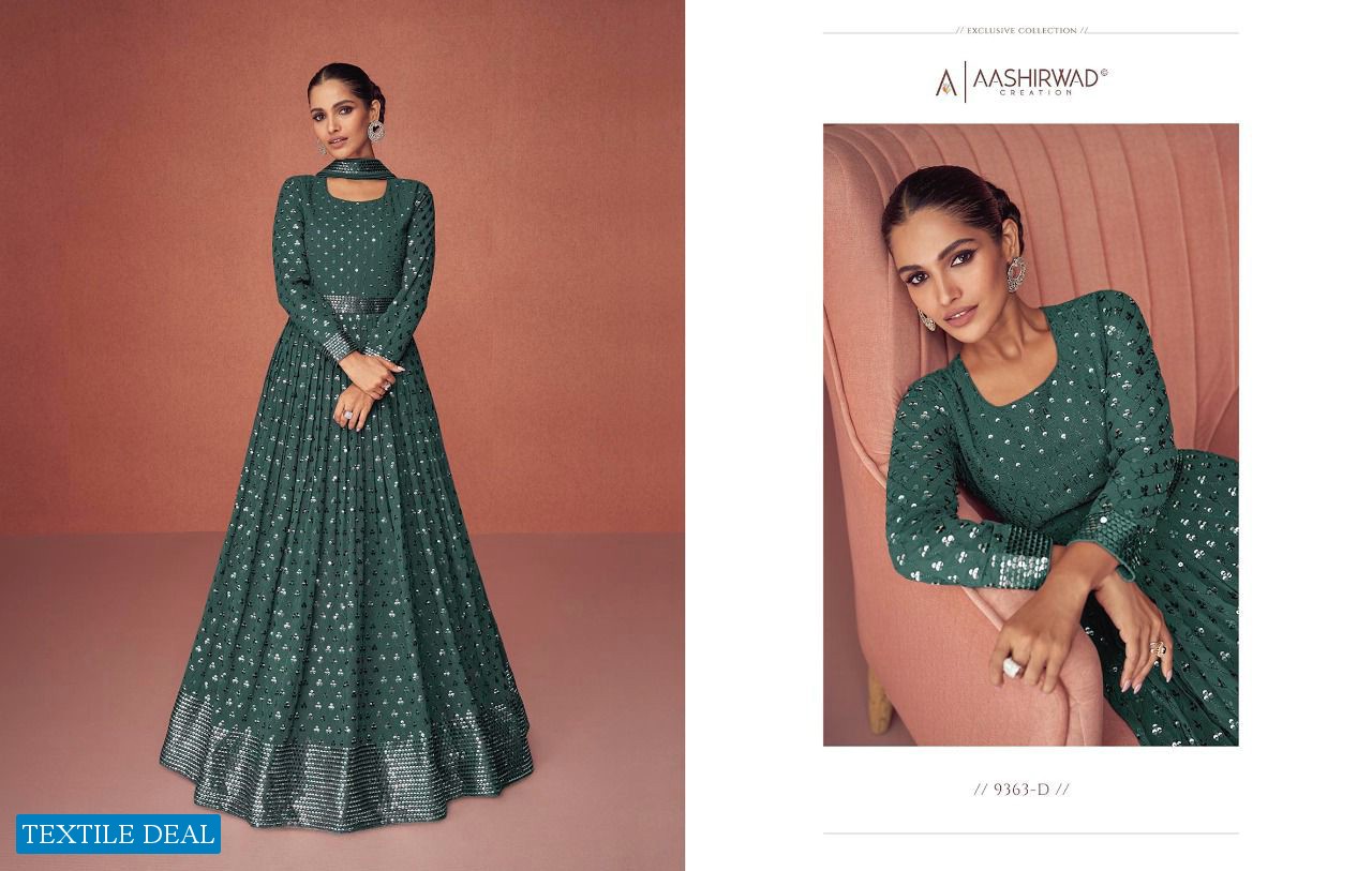 SEASON GOLD BY AASHIRWAD GEORGETTE READYMADE PARTY WEAR LONG DRESSES