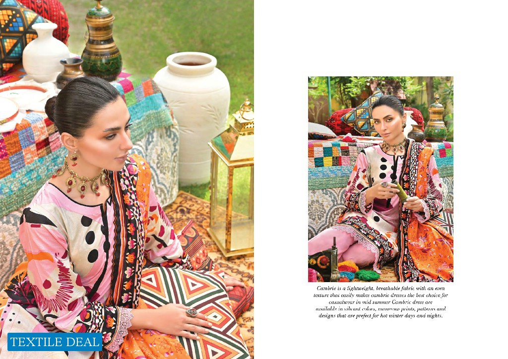 Zesh Textile Warda Wania Printed Cambric Collection Original Pakistani Dress