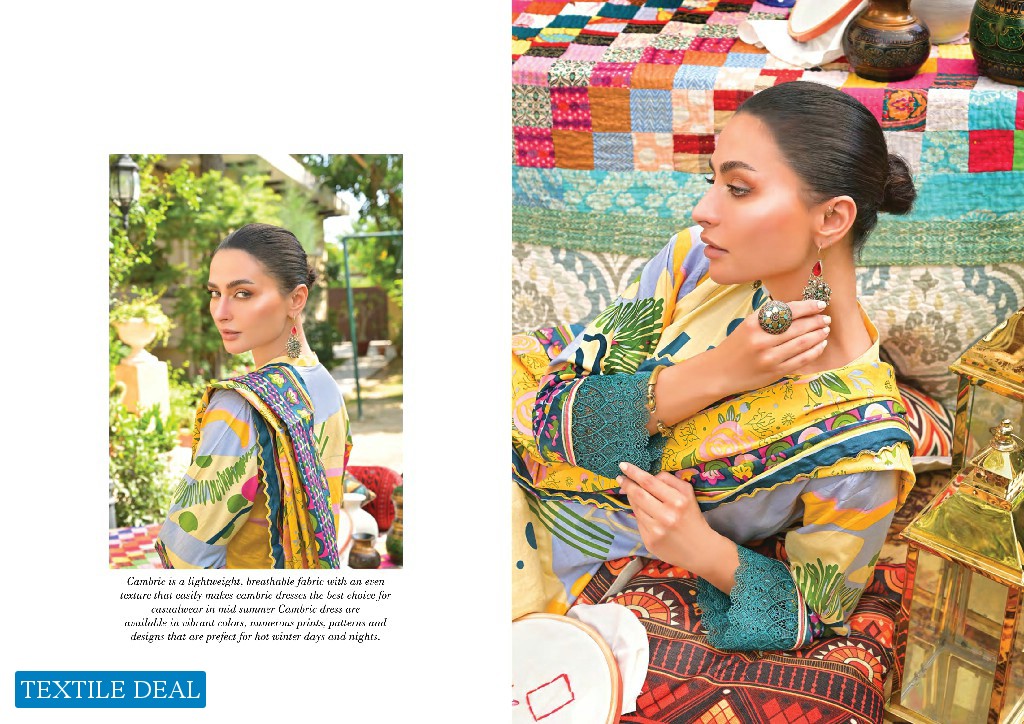 Zesh Textile Warda Wania Printed Cambric Collection Original Pakistani Dress