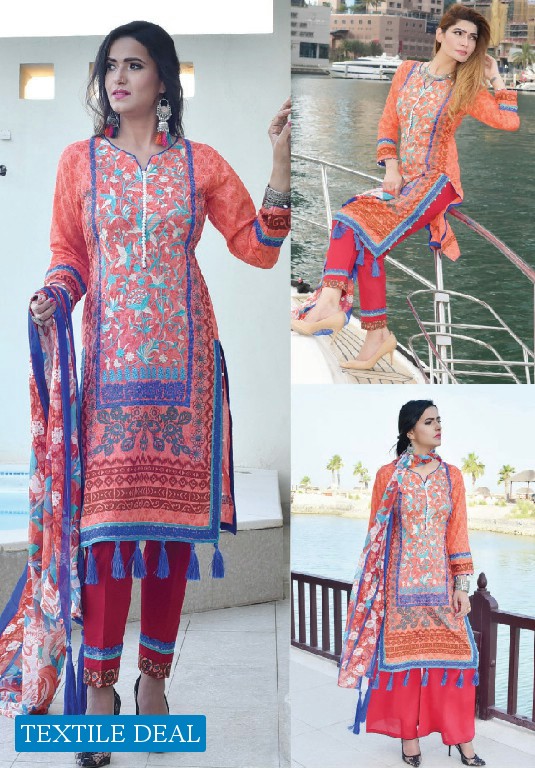 Shabnam Luxury Lawn Collection Original Pakistani Dress