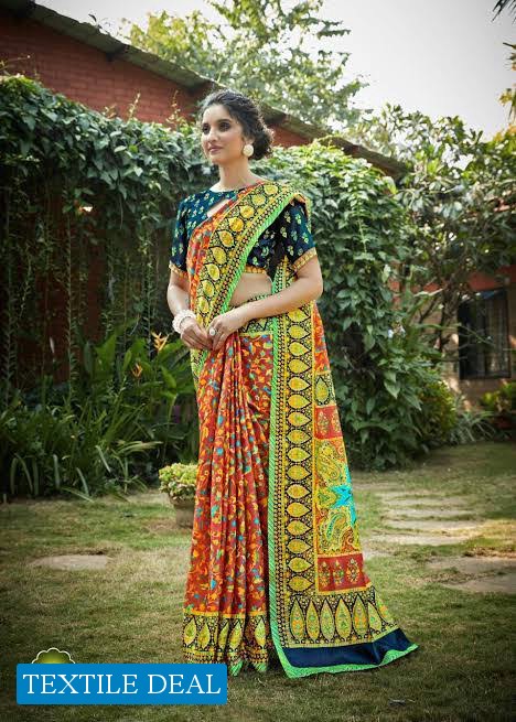 Shvetambar Ottapalam Silk Wholesale Casual Indian Sarees