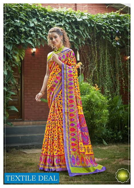 Shvetambar Ottapalam Silk Wholesale Casual Indian Sarees