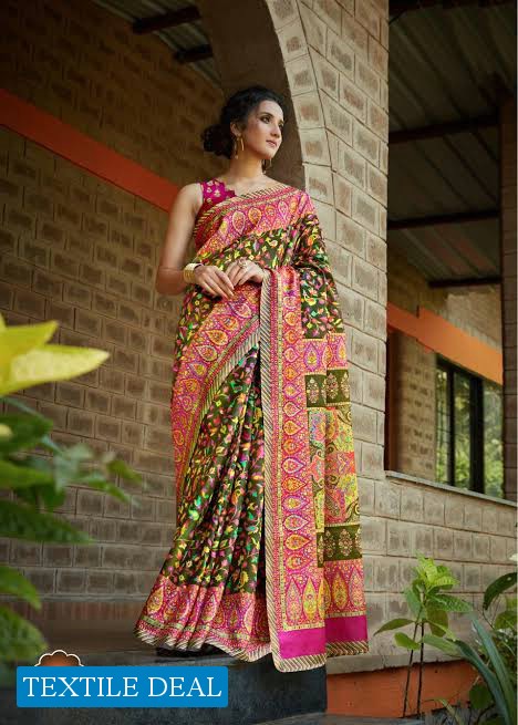 Shvetambar Ottapalam Silk Wholesale Casual Indian Sarees