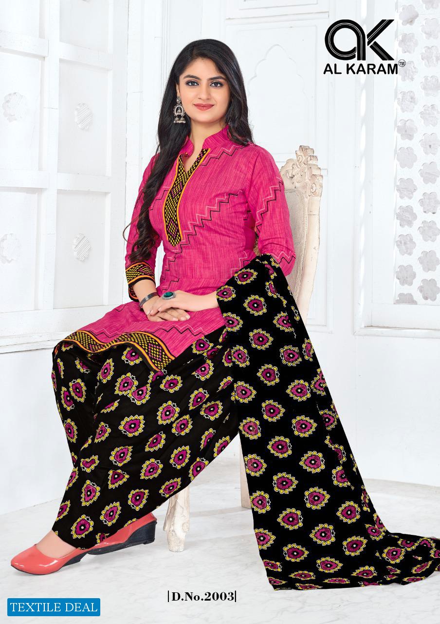 Al Karam Amber Patiyala Vol-2 Wholesale Pure Cotton Printed Dress Material