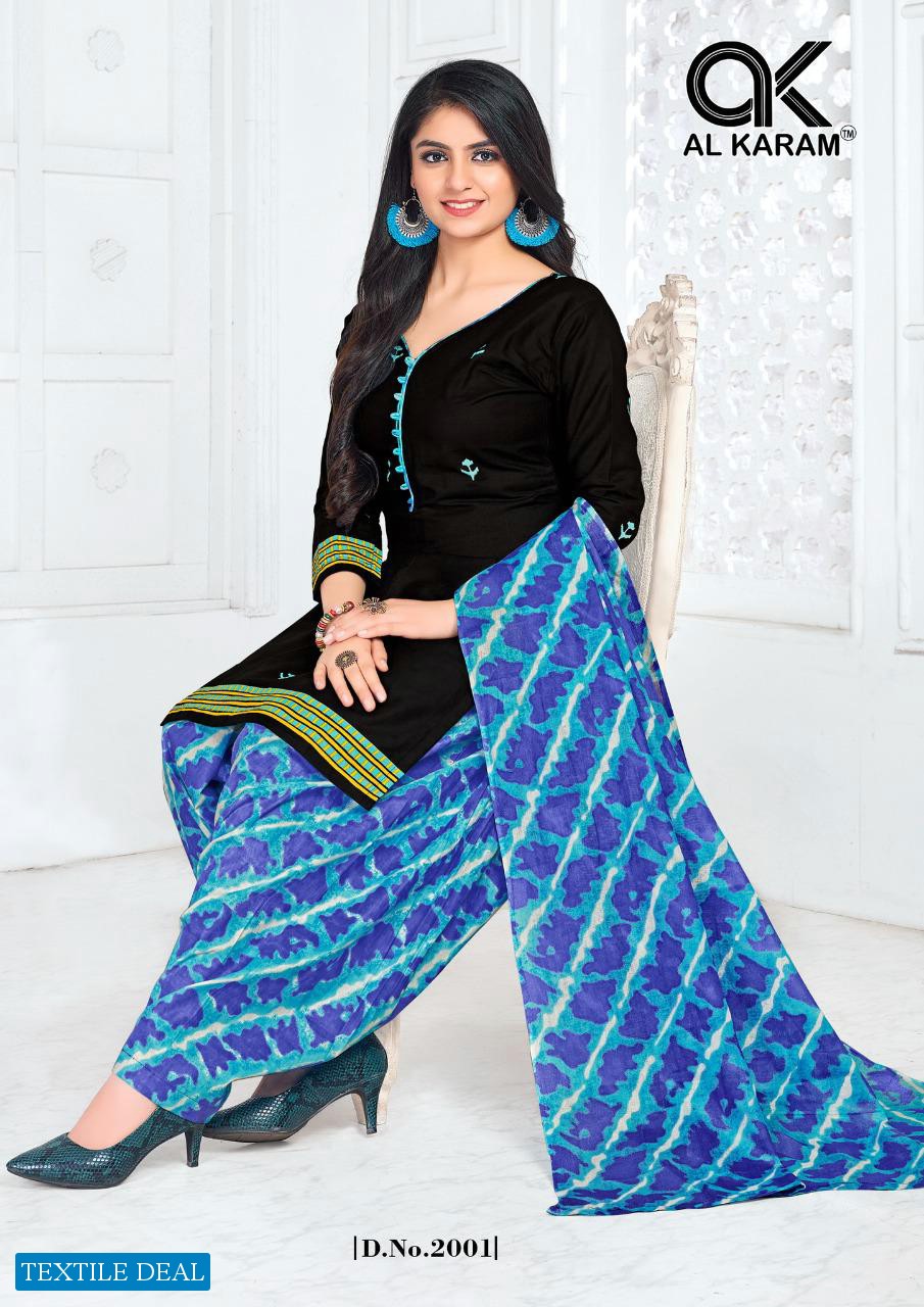 Al Karam Amber Patiyala Vol-2 Wholesale Pure Cotton Printed Dress Material