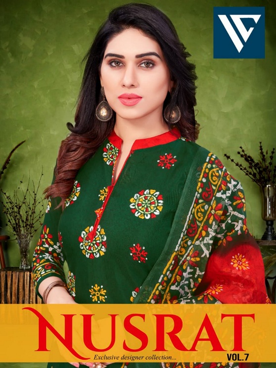 Vandana Nusrat Vol-7 Wholesale Readymade Cotton Dress