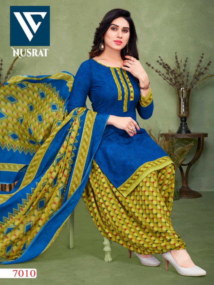 Vandana Nusrat Vol-7 Wholesale Readymade Cotton Dress