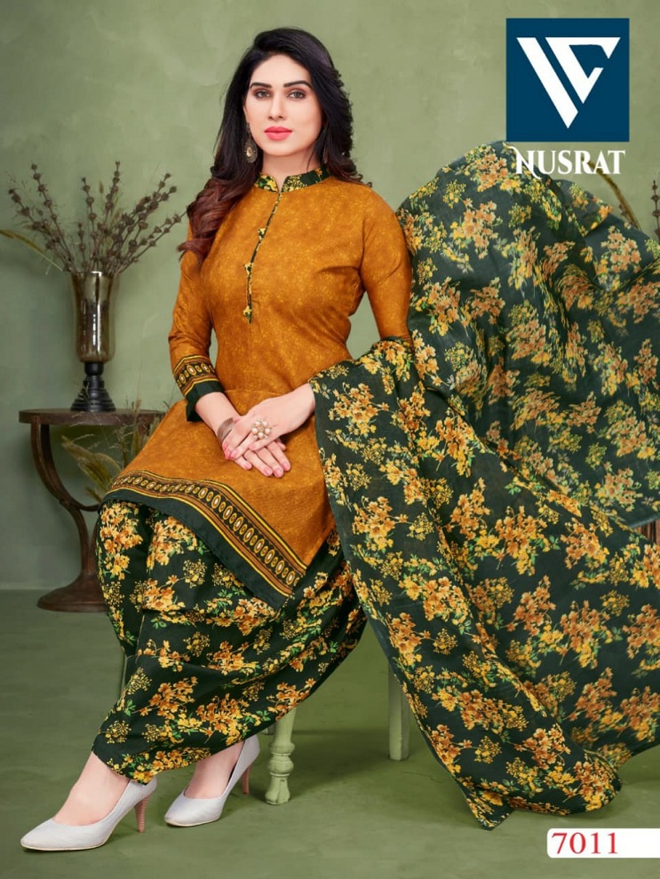 Vandana Nusrat Vol-7 Wholesale Readymade Cotton Dress