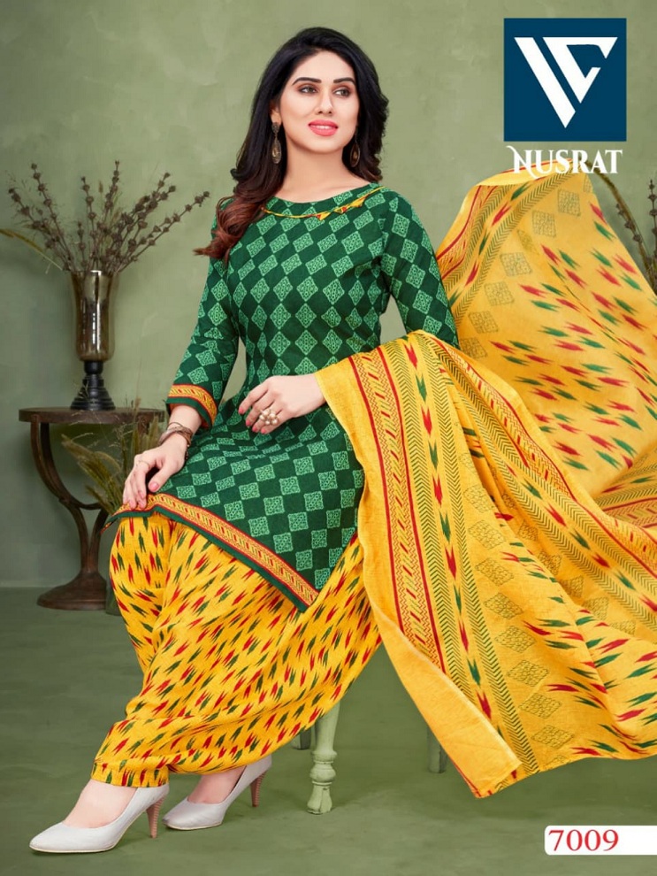 Vandana Nusrat Vol-7 Wholesale Readymade Cotton Dress