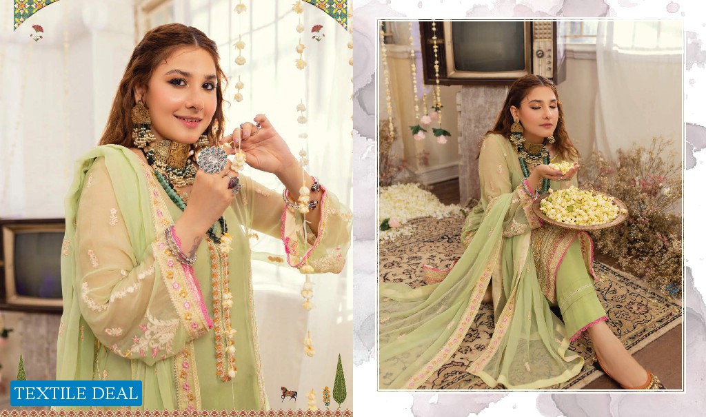 Shahzeb Textile Merakish Luxury Chiffon Collection 2022 Original Pakistani Dress