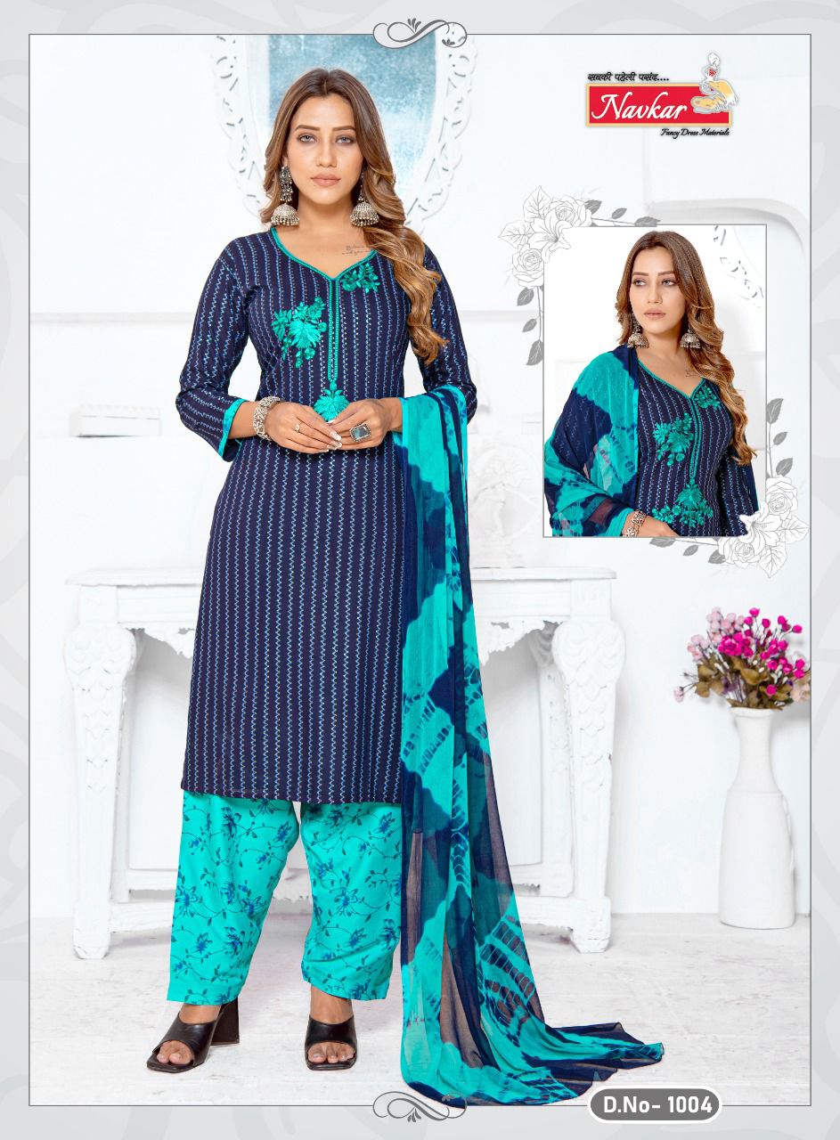 Navkar Surama Wholesale Readymade With Embroidery Work Readymade Dress