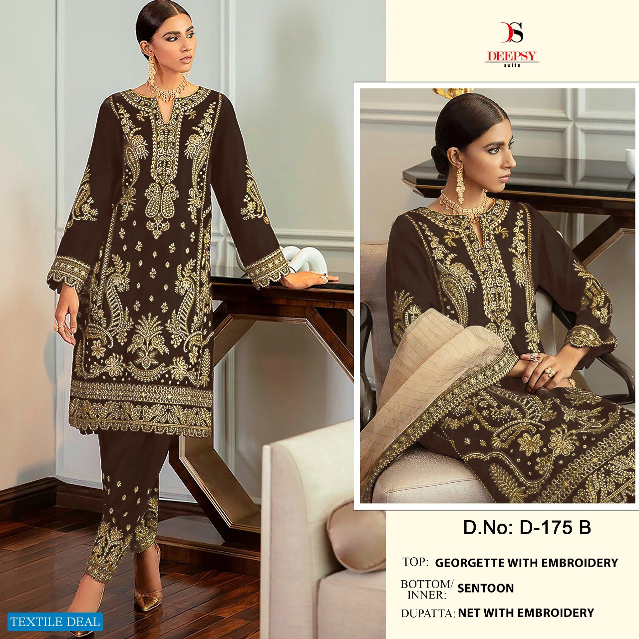 Deepsy D-175 Colour Wholesale Pakistani Concept Salwar Suits