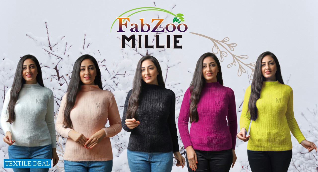 Fabzoo Millie Wholesale Woollen Top Winter Outfits Collection