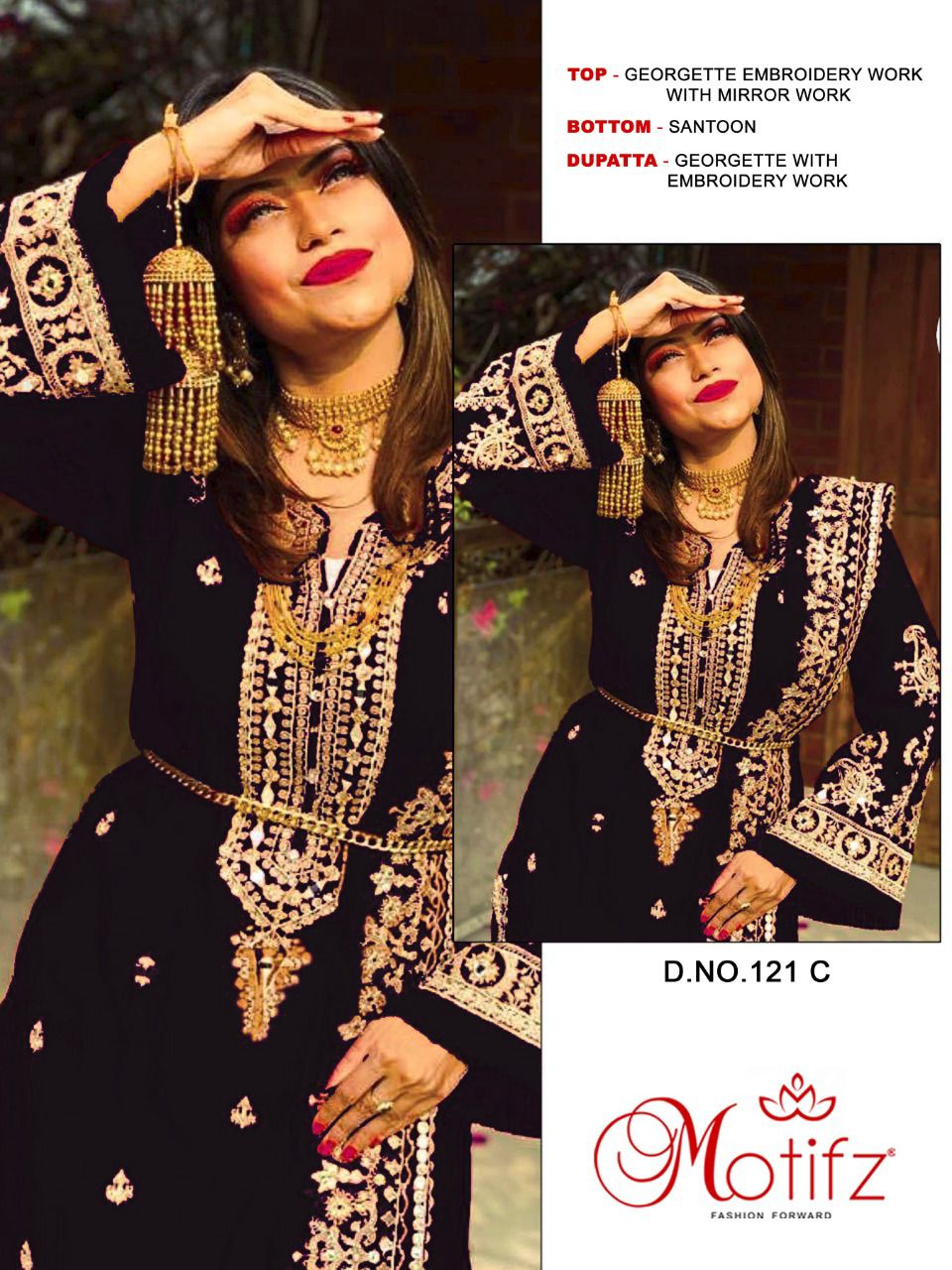 Motifz D.no 121 Wholesale Pakistani Concept Salwar Suits