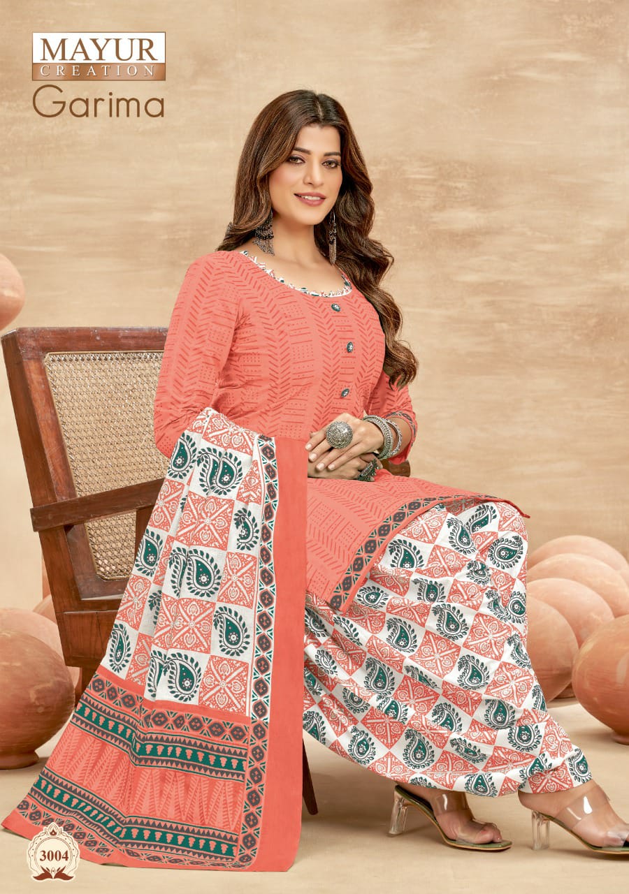 Mayur Garima Vol-3 Wholesale Pure Cotton Printed Dress Material