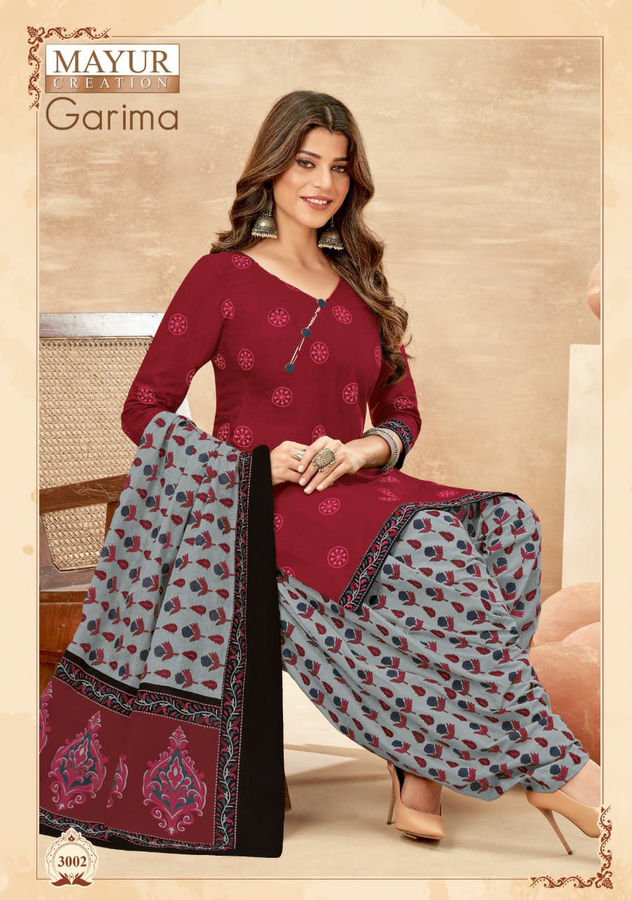 Mayur Garima Vol-3 Wholesale Pure Cotton Printed Dress Material