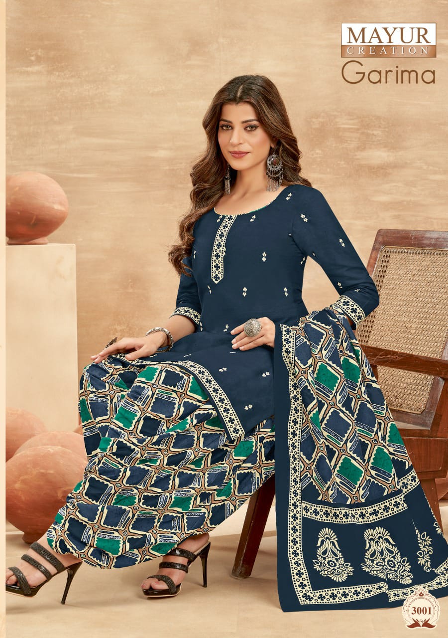 Mayur Garima Vol-3 Wholesale Pure Cotton Printed Dress Material