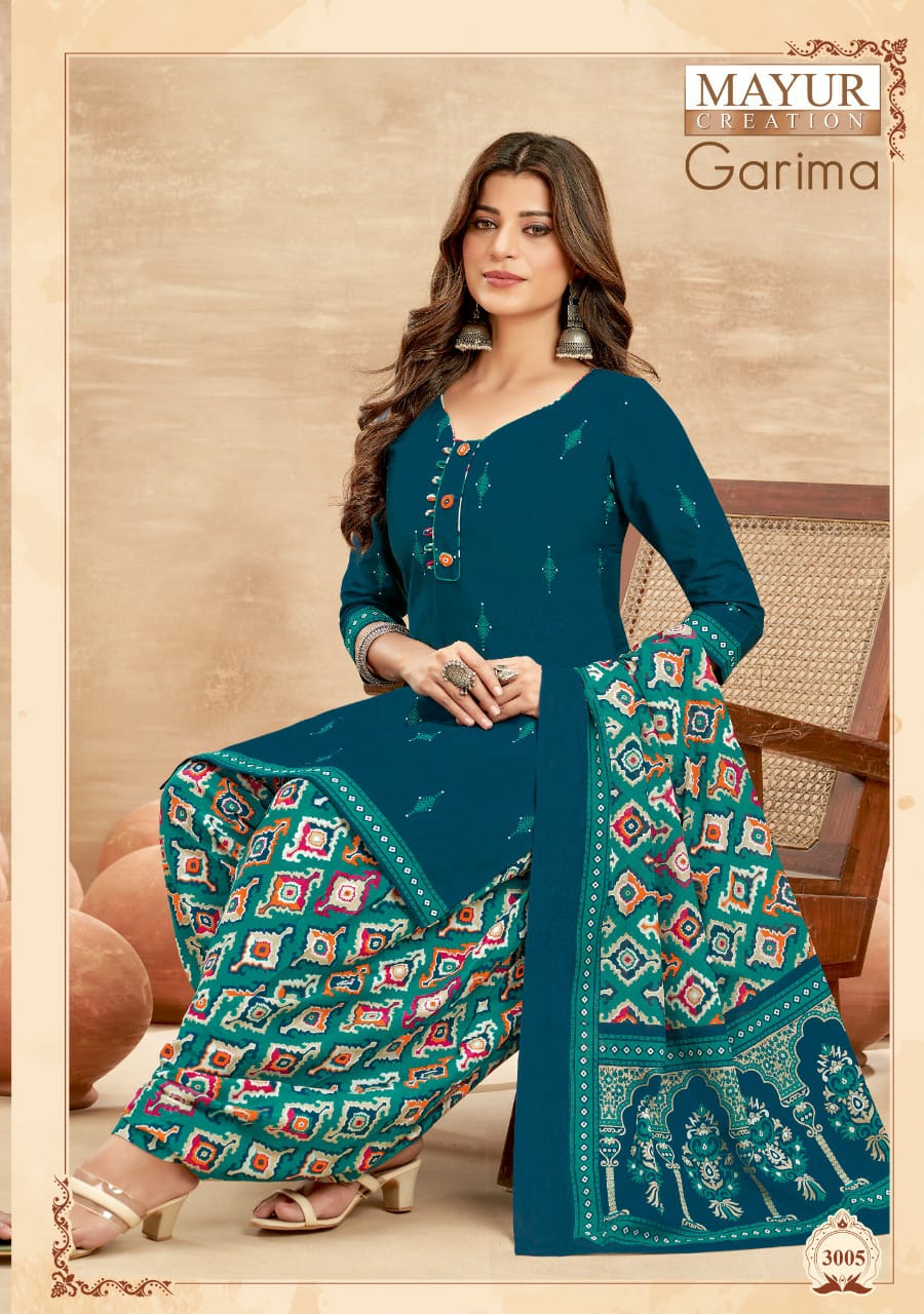 Mayur Garima Vol-3 Wholesale Pure Cotton Printed Dress Material