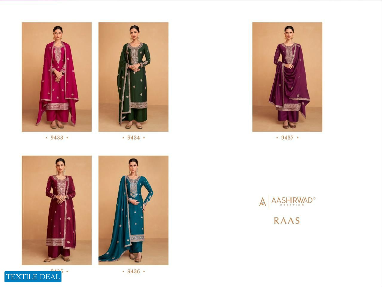 AASHIRWAD RAAS BY GULKAND SILK EMBROIDERY EXCLUSIVE RICH COLLECTION OF DRESSES