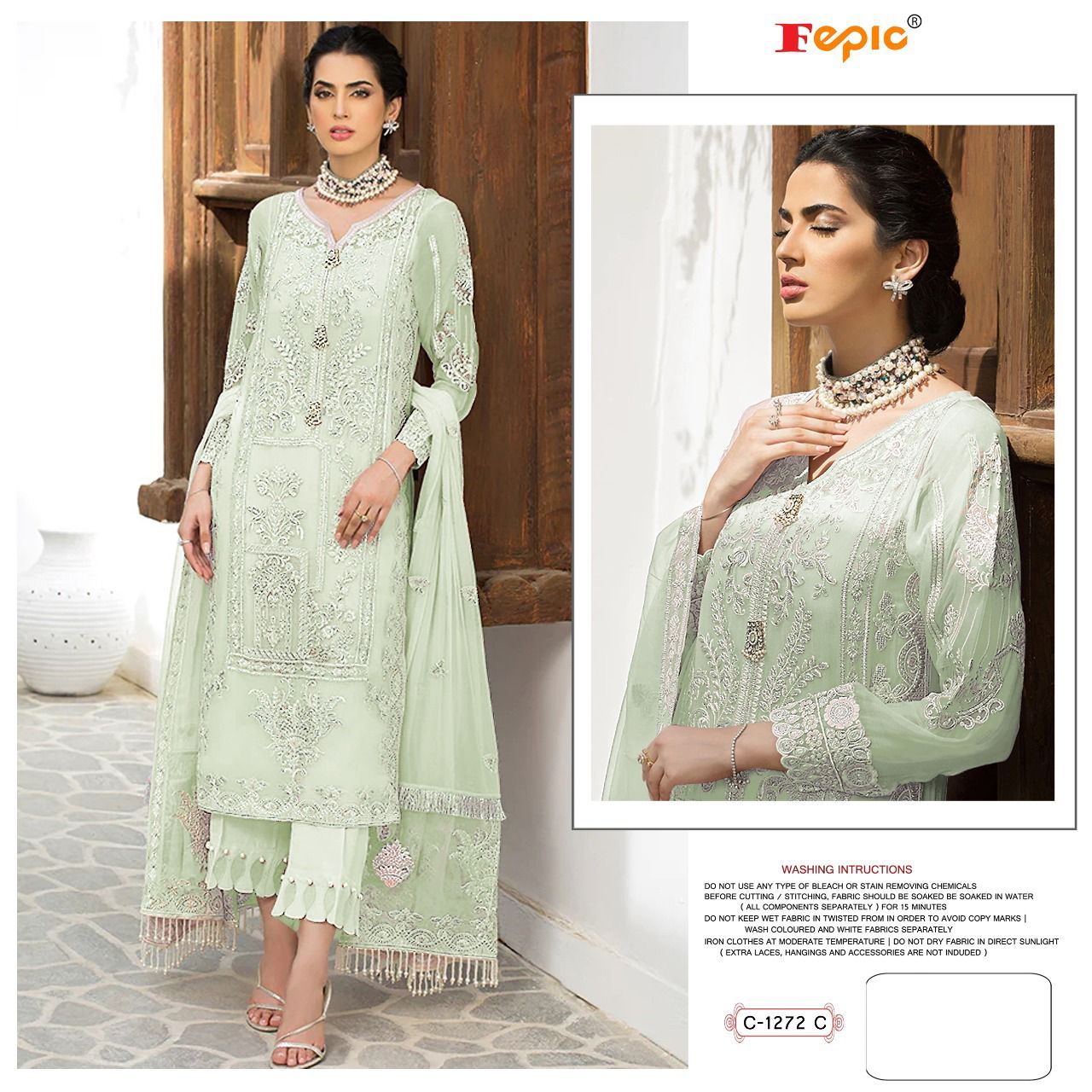 Fepic Rosemeen C-1272 Wholesale Pakistani Concept Salwar Suits