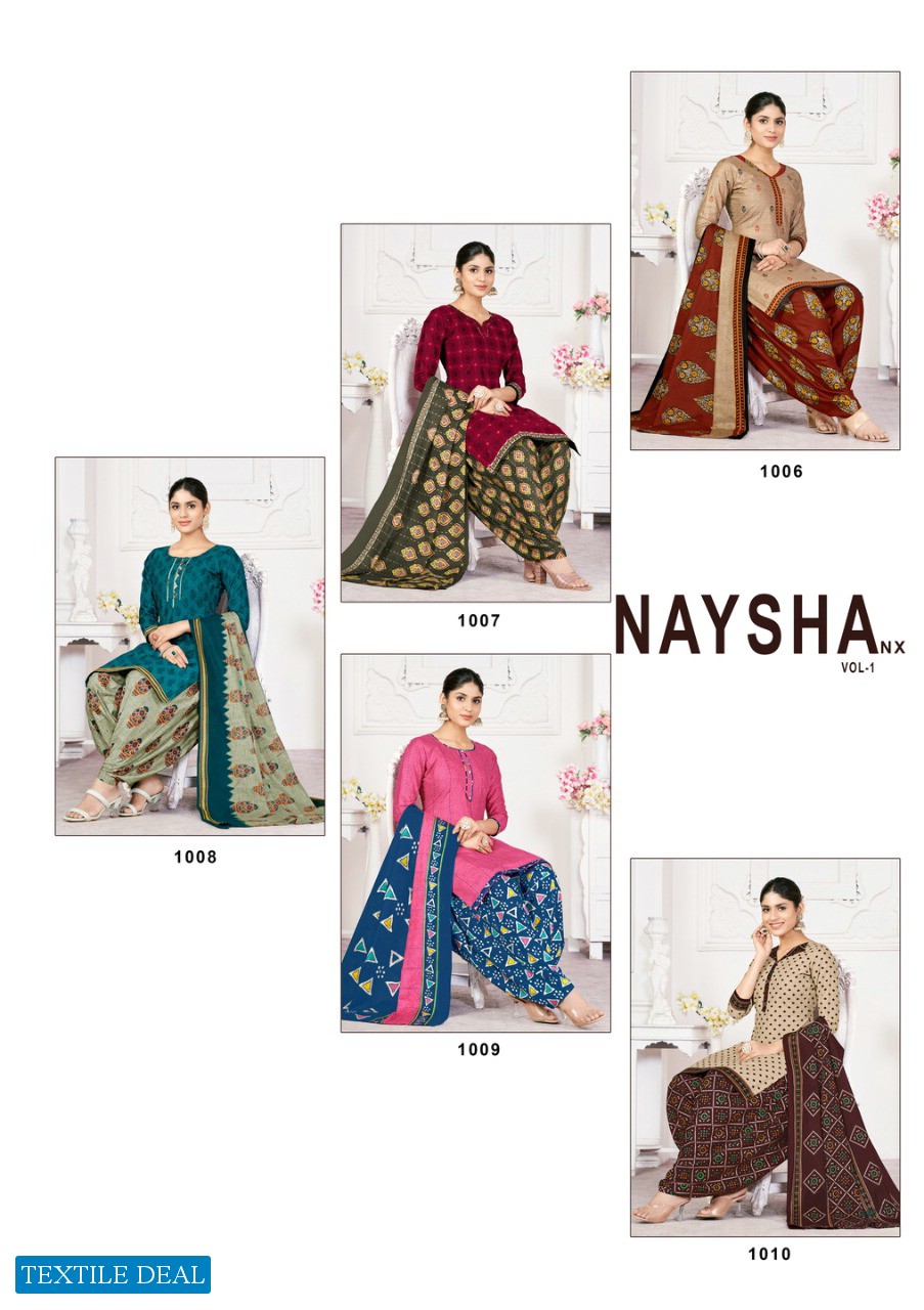 Jash Naysha Vol-1 Nx Wholesale Pure Cotton Printed Dress Material