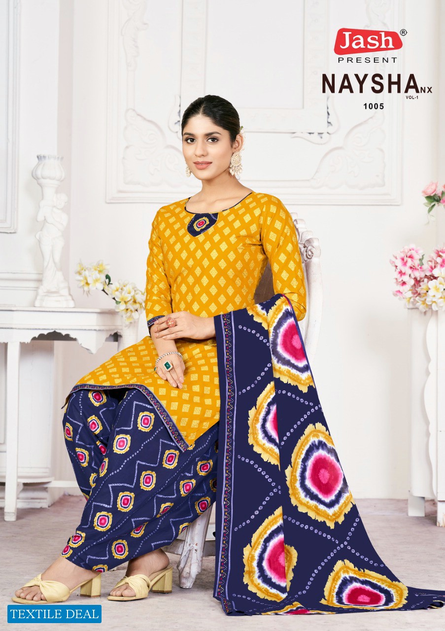 Jash Naysha Vol-1 Nx Wholesale Pure Cotton Printed Dress Material