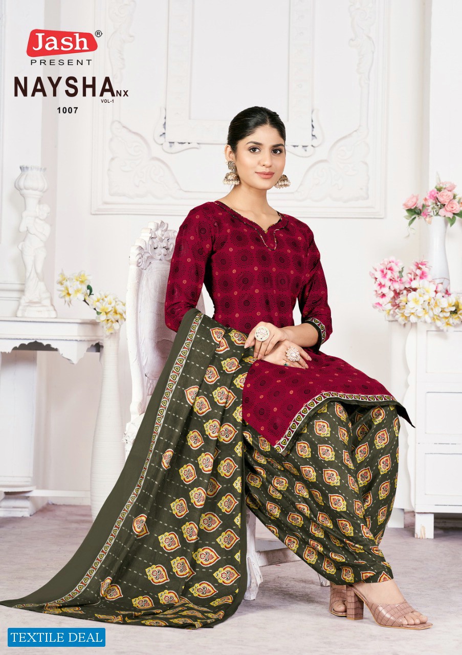 Jash Naysha Vol-1 Nx Wholesale Pure Cotton Printed Dress Material