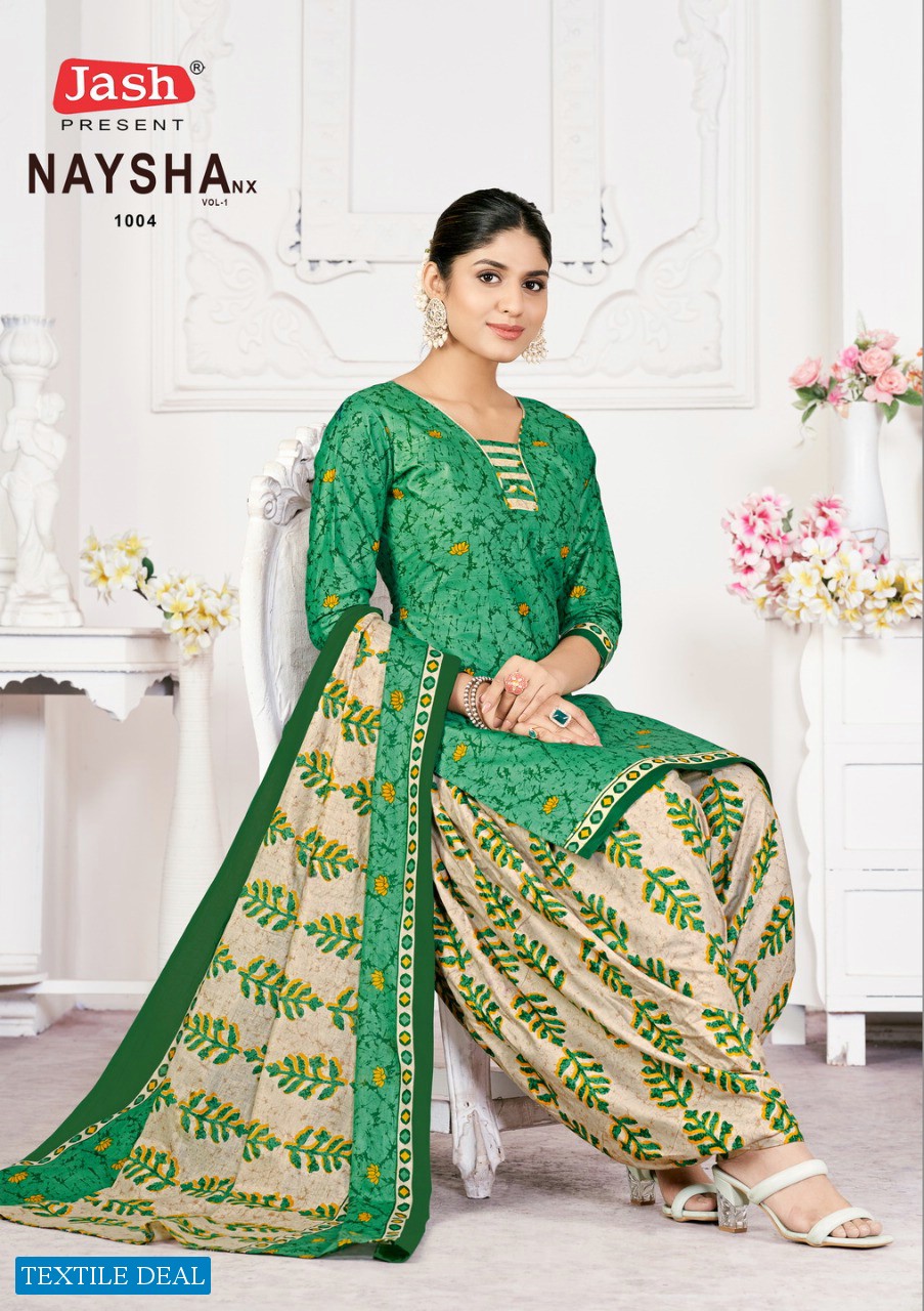 Jash Naysha Vol-1 Nx Wholesale Pure Cotton Printed Dress Material
