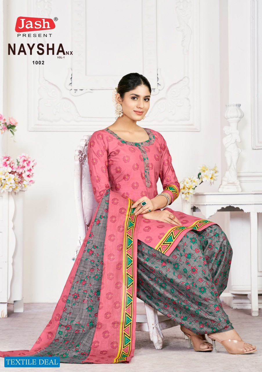 Jash Naysha Vol-1 Nx Wholesale Pure Cotton Printed Dress Material