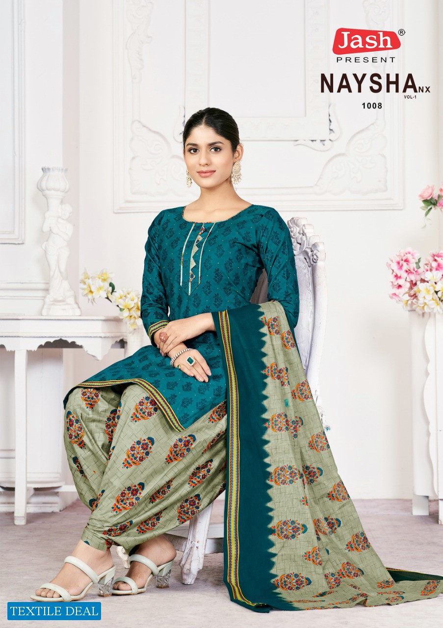 Jash Naysha Vol-1 Nx Wholesale Pure Cotton Printed Dress Material