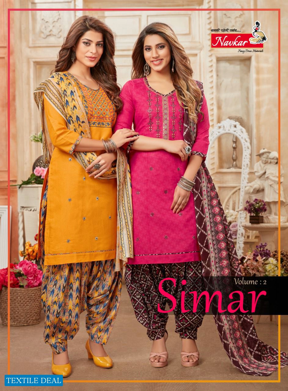 Navkar Simar Vol-2 Wholesale Readymade Patiyala Dress